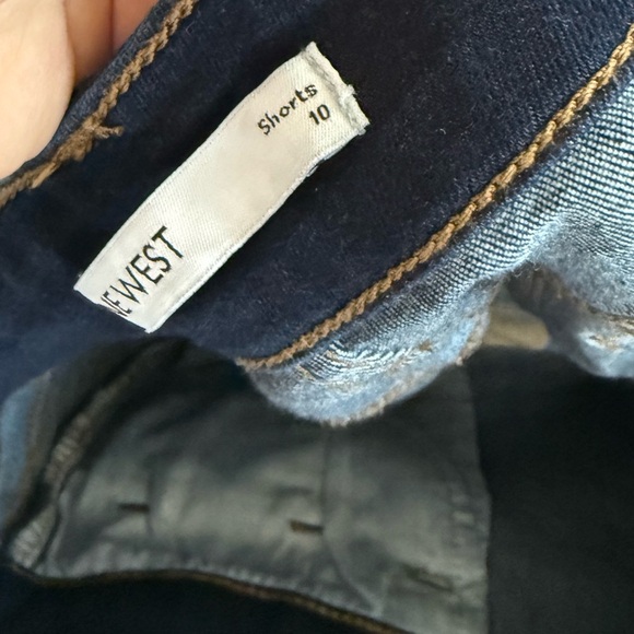 Nine West|Women’s dark blue Denim high waisted Jean Shorts,button fly•••size 10 - Picture 7 of 12